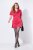 Ulla Popken 845148 Robe moulante fleurie Magenta - Robes - Robes pour toutes les tailles
