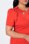 Ulla Popken 845150 Robe moulante à manches courtes Rouge - Robes - Robes pour toutes les tailles