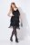 Ulla Popken 845152 Robe sans manches Noir - Robes de soirée - Robes de soirée grande taille