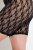 Ulla Popken 845290 Panty anti-frottement fleuri en dentelle Noir - Panties anti-frottement - 