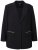 Ulla Popken 845336 Blazer stretch oversize à deux boutons Noir - Blazers - Blazers grande taille pour femme