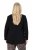 Ulla Popken 845336 Blazer stretch oversize à deux boutons Noir - Blazers - Blazers grande taille pour femme