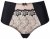 Ulla Popken 845347 Strings à fleurs Vieux rose - Culottes - 