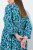 Ulla Popken 845360 Robe mi-longue imprimée Bleu clair - Robes midi - Robes midi grande taille