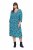 Ulla Popken 845360 Robe mi-longue imprimée Bleu clair - Robes midi - Robes midi grande taille