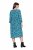 Ulla Popken 845360 Robe mi-longue imprimée Bleu clair - Robes midi - Robes midi grande taille