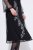Ulla Popken 845366 Robe de soirée à col V Noir - Robes de soirée - Robes de soirée grande taille