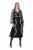 Ulla Popken 845366 Robe de soirée à col V Noir - Robes de soirée - Robes de soirée grande taille