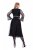 Ulla Popken 845366 Robe de soirée à col V Noir - Robes de soirée - Robes de soirée grande taille