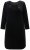 Ulla Popken 845573 Robe en velours à manches longues Noir - Robes de soirée - Robes de soirée grande taille