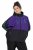 Ulla Popken 845648 Coupe-vent à manches chauve-souris Lilas - Vestes - Vestes femme grande taille