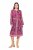 Ulla Popken 845649 Robe mi-longue à manches longues Rouge baie - Robes midi - Robes midi grande taille