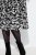 Ulla Popken 845825 Robe mi-longue fleurie à manches 3/4 Noir - Robes midi - Robes midi grande taille
