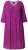 Ulla Popken 845825 Robe mi-longue fleurie à col V Lilas - Robes midi - Robes midi grande taille