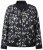 Ulla Popken 845841 Veste fleurie réversible à col teddy Noir - Vestes - Vestes femme grande taille