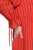 Ulla Popken 845863 Robe mi-longue rayée à ceinture à nouer Corail - Robes midi - Robes midi grande taille