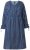 Ulla Popken 845863 Robe rayée à col V Bleu marine - Robes - Robes pour toutes les tailles