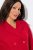 Ulla Popken 846021 Manteau en polaire Rouge - Manteaux - Manteaux femme grande taille
