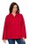 Ulla Popken 846021 Manteau en polaire Rouge - Manteaux - Manteaux femme grande taille