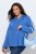 Ulla Popken 846021 Manteau en polaire Bleu - Manteaux - Manteaux femme grande taille