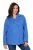 Ulla Popken 846021 Manteau en polaire Bleu - Manteaux - Manteaux femme grande taille