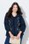 Ulla Popken 846197 Veste Bleu marine - Vestes - Vestes femme grande taille