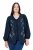 Ulla Popken 846197 Veste Bleu marine - Vestes - Vestes femme grande taille