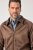 JP1880 846200 Blouson bomber aspect daim Brun foncé - Vestes - Vestes Homme Grandes Tailles