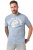 JP1880 846221 Rolling Stones Tongue T-shirt Bleu clair - T-shirts de groupes - T-shirts de groupes grande taille