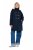 Ulla Popken 846278 Manteau softshell Bleu marine - Manteaux - Manteaux femme grande taille