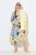 Ulla Popken 846330 Robe longue fleurie Bleu clair - Robes maxi - Robes maxi grande taille