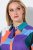 Ulla Popken 846351 Robe chemise imprimée Lilas - Robes midi - Robes midi grande taille