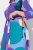 Ulla Popken 846351 Robe chemise imprimée Lilas - Robes midi - Robes midi grande taille