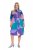 Ulla Popken 846351 Robe chemise imprimée Lilas - Robes midi - Robes midi grande taille