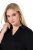 Ulla Popken 846373 Robe mi-longue à ceinture à nouer Noir - Robes midi - Robes midi grande taille