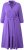 Ulla Popken 846373 Robe sweat trapèze à manches 3/4 Lilas - Robes - Robes pour toutes les tailles