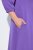 Ulla Popken 846373 Robe sweat trapèze à manches 3/4 Lilas - Robes - Robes pour toutes les tailles