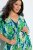 Ulla Popken 846493 Robe imprimée Pétrole - Caftans - 