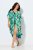 Ulla Popken 846493 Robe imprimée Pétrole - Caftans - 