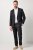 JP1880 Korsika Blazer aspect lin Noir - Costumes - Costumes grandes tailles 