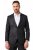 JP1880 Korsika Blazer aspect lin Noir - Costumes - Costumes grandes tailles 
