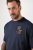 JP1880 846657 T-shirt bellyfit à badges Bleu marine TALL - TALL T-shirts - T-Shirts pour Hommes Grands