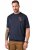 JP1880 846657 T-shirt bellyfit à badges Bleu marine TALL - TALL T-shirts - T-Shirts pour Hommes Grands
