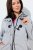 Ulla Popken 846744 Veste softshell Gris chiné - Vestes - Vestes femme grande taille