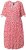 Ulla Popken 846912 Robe mi-longue imprimée Corail - Robes midi - Robes midi grande taille