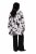 Ulla Popken 846923 Blazer imprimé à col châle Taupe - Blazers - Blazers grande taille pour femme
