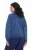 Ulla Popken 847035 Veste matelassée Bleu denim - Vestes - Vestes femme grande taille