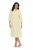Ulla Popken 847224 Robe en lin mélangé Jaune - Robes d'été - Robes d'été grande taille