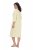 Ulla Popken 847224 Robe en lin mélangé Jaune - Robes d'été - Robes d'été grande taille