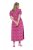 Ulla Popken 847409 Robe longue imprimée Rouge baie - Robes maxi - Robes maxi grande taille